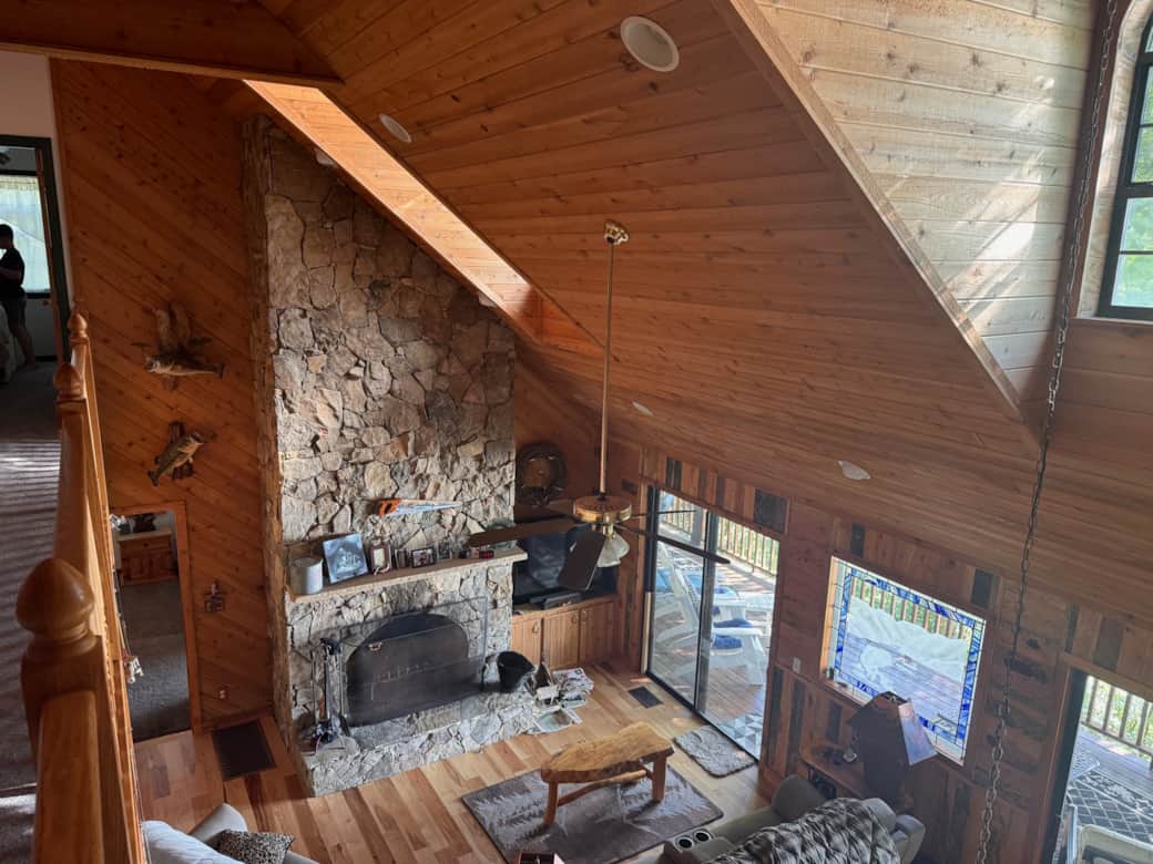 Wood Burning Fireplace 