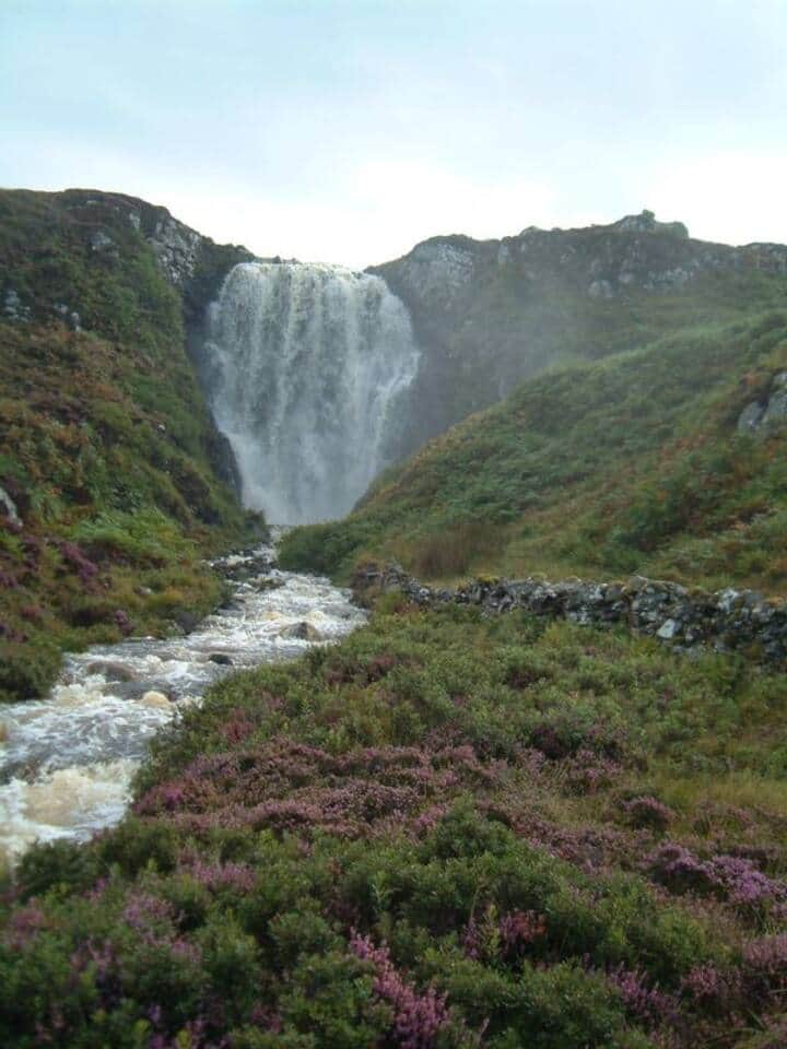 Clashnessie Waterfall. 