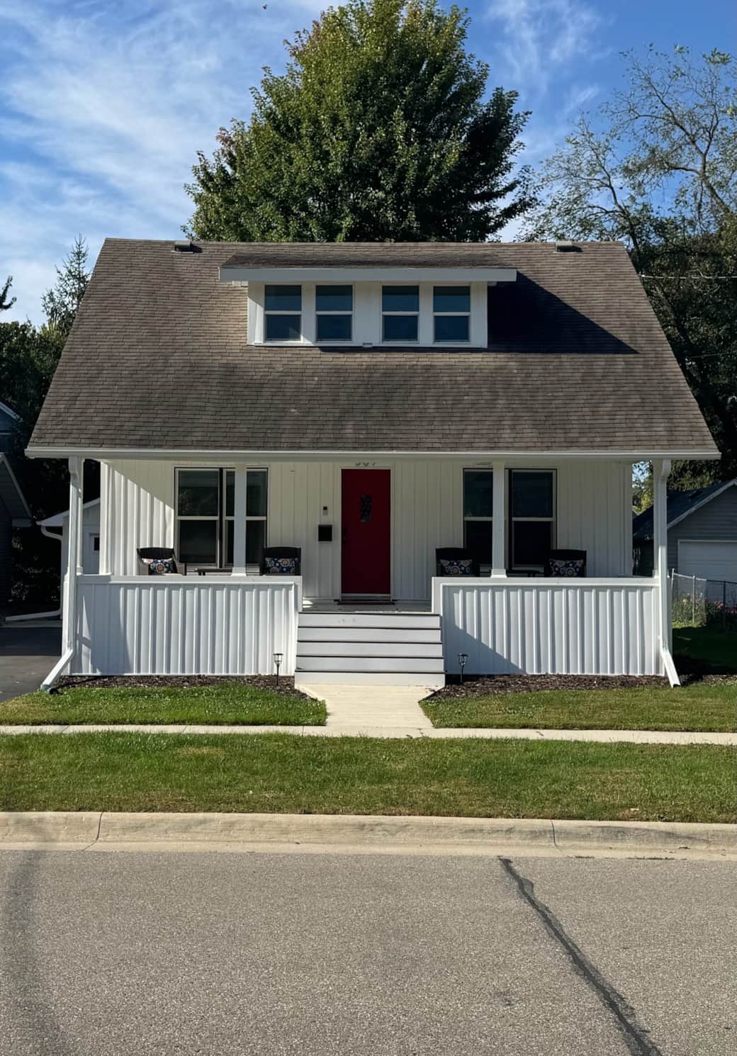 Welcoming front porch