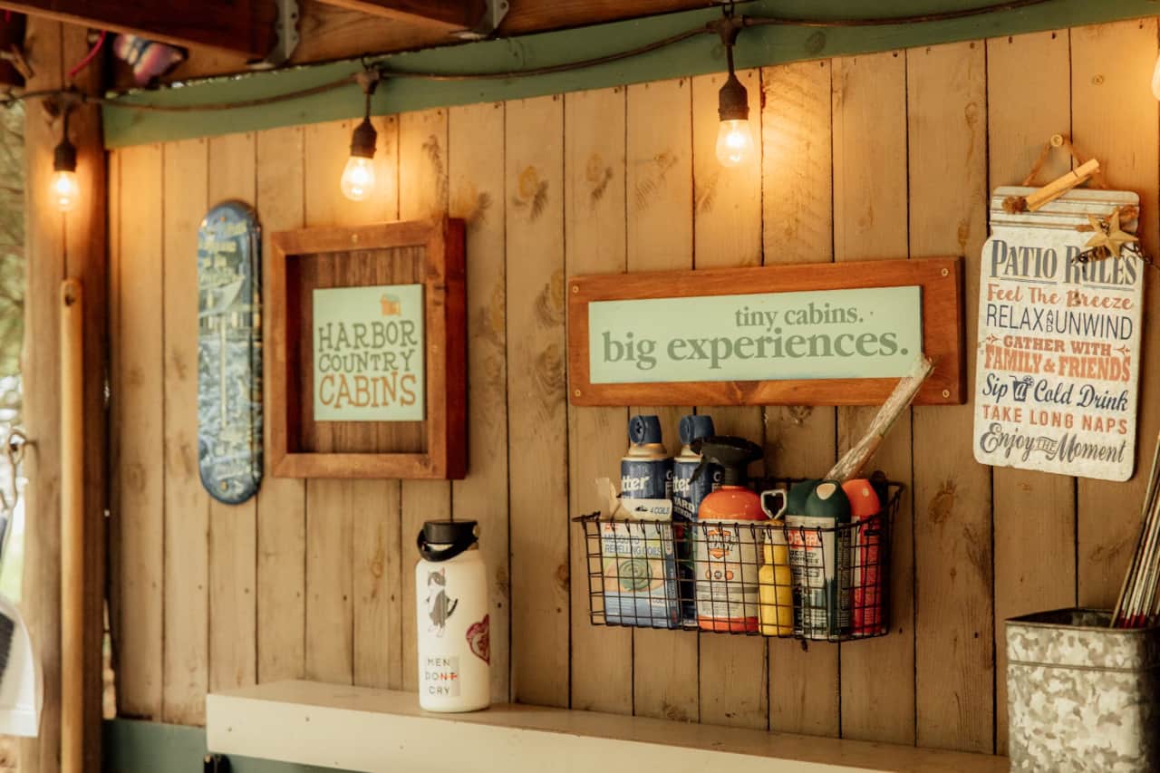 Tiny cabins. Big experiences.