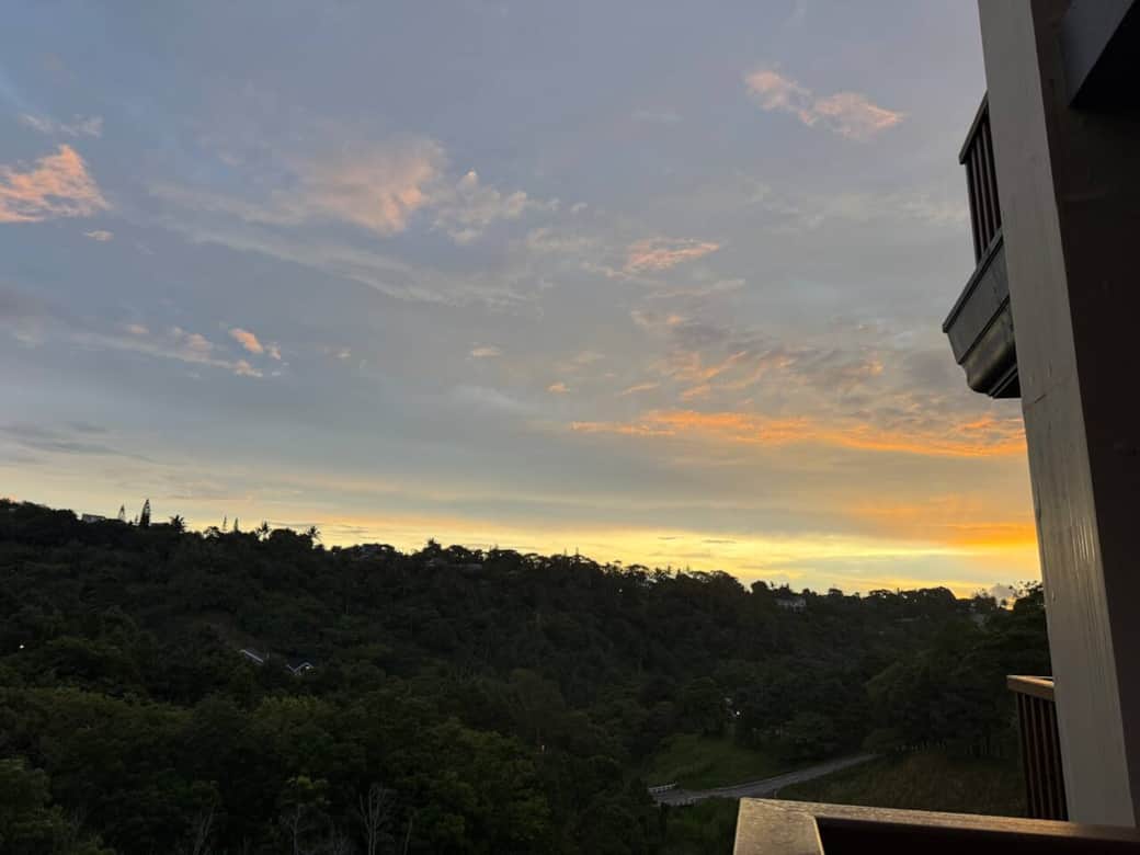 enjoy the sunset from the unit's terrace