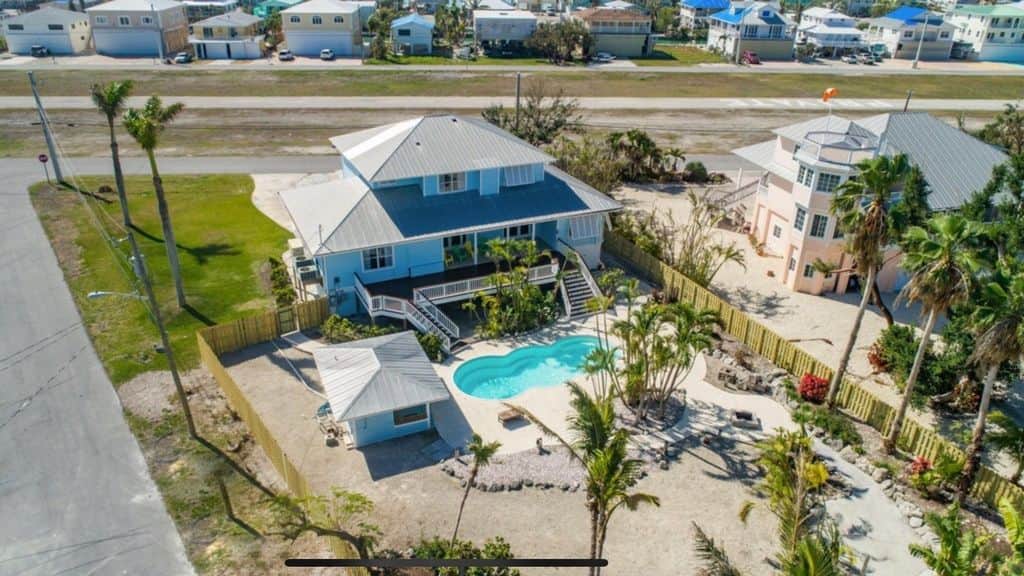 Ariel view of property located at Summerland Airport 