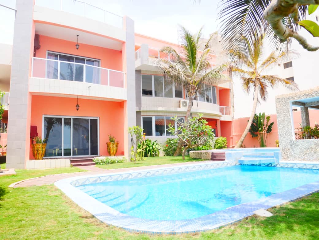 Façade villa côté mer