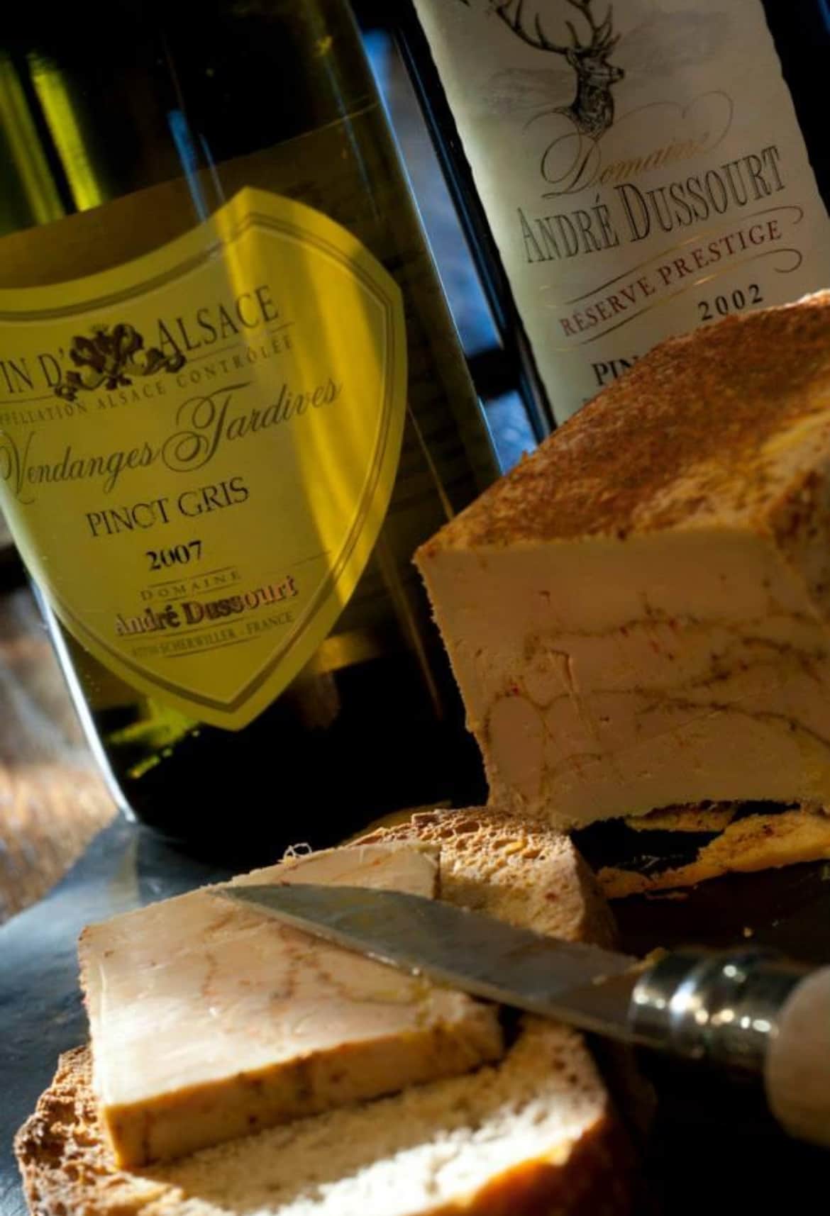Foie Gras Maison & Gewurztraminer Dom. Dusourt