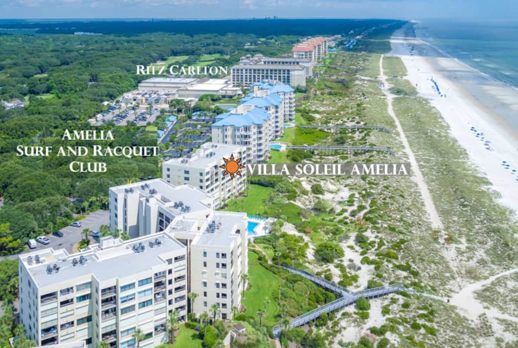 Just steps to the Ritz via either the beach or pathway