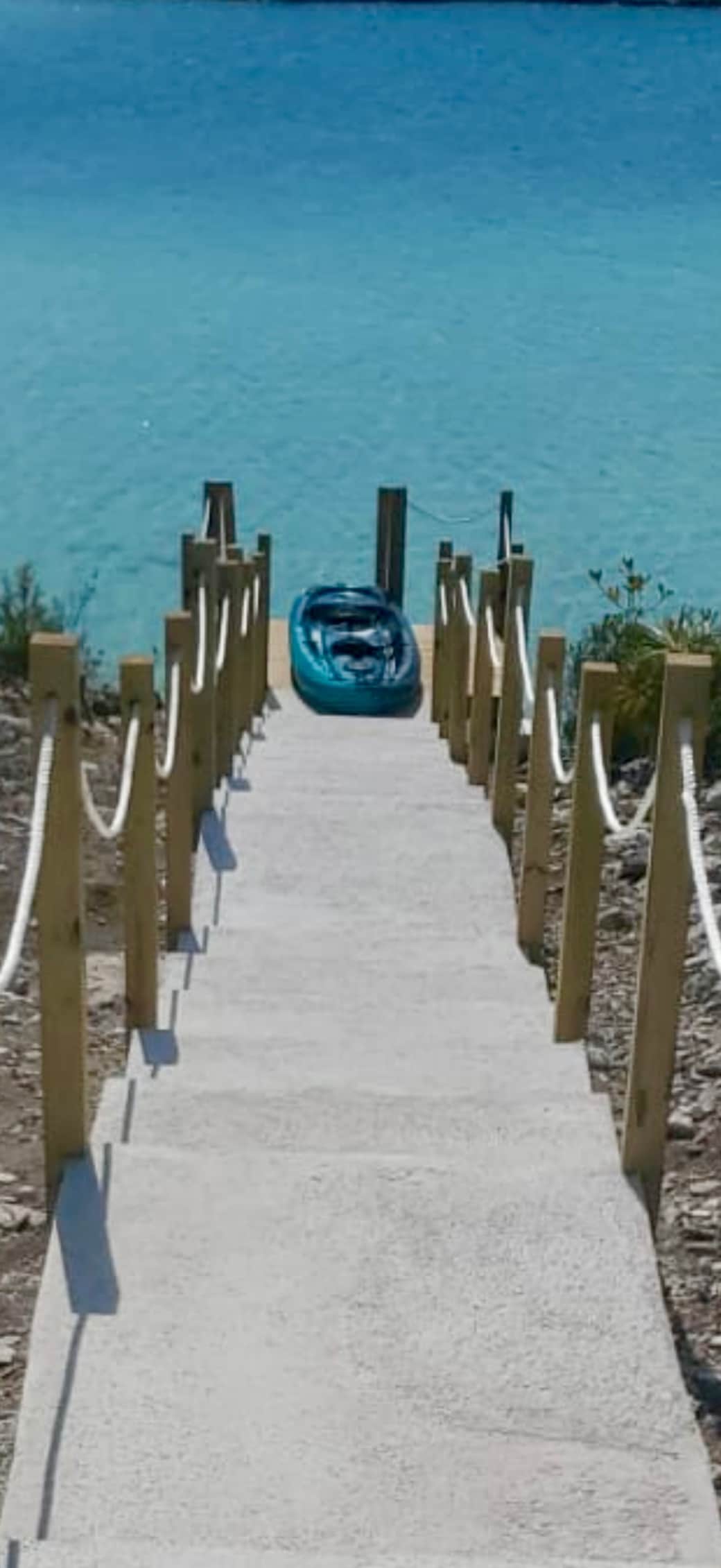 Enjoy the Kayak on the water- we provide life vests as well!