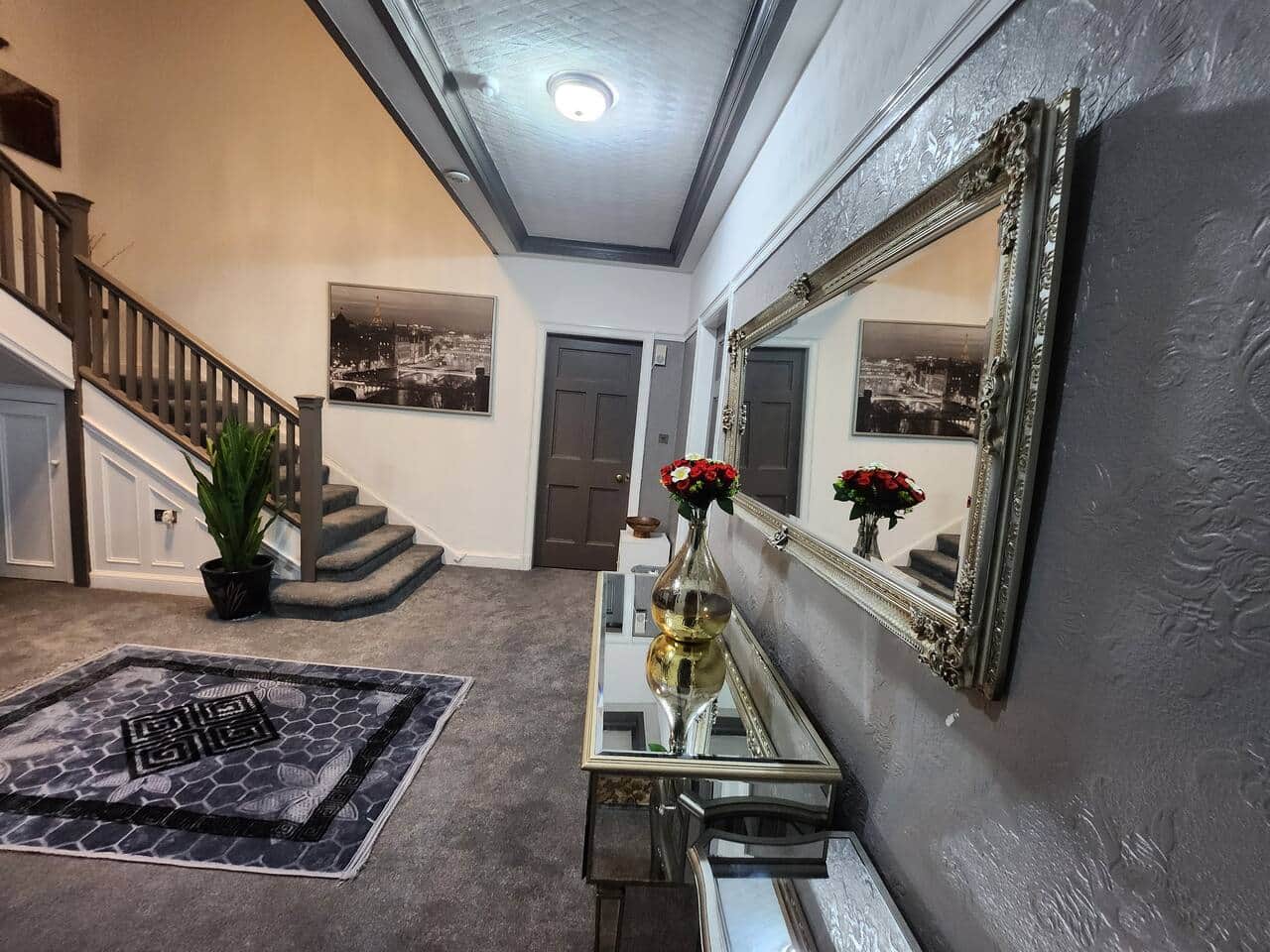 Private guest room at 239 Seymour Grove accommodation Manchester