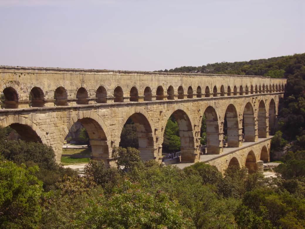 Der majestätische Pont du Gard, ein römisches Juwel nur 40 km entfernt.