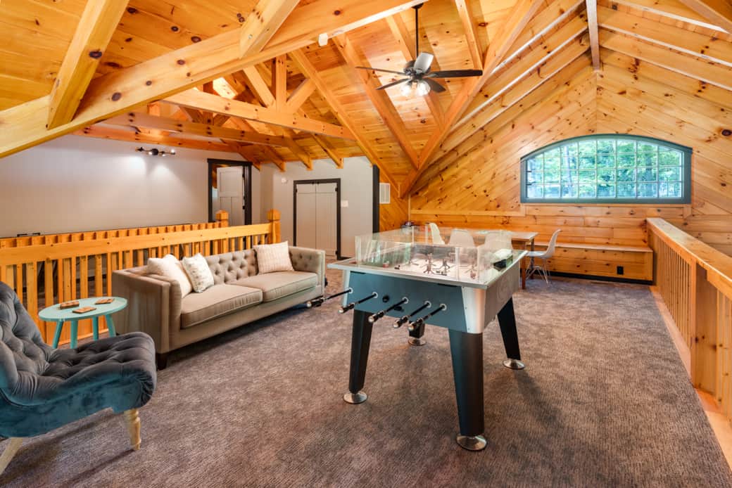 Loft and game area