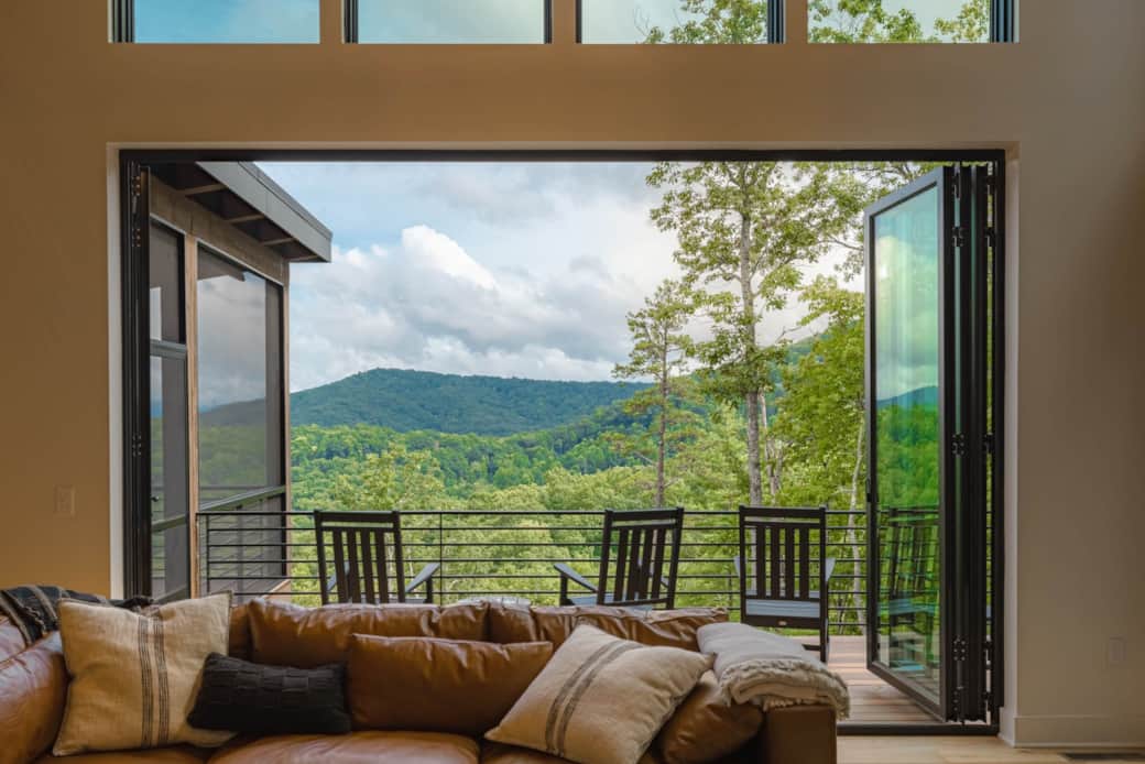 Main Level Living Room - Gas Fireplace, Ample Seating, Indoor/Outdoor Living