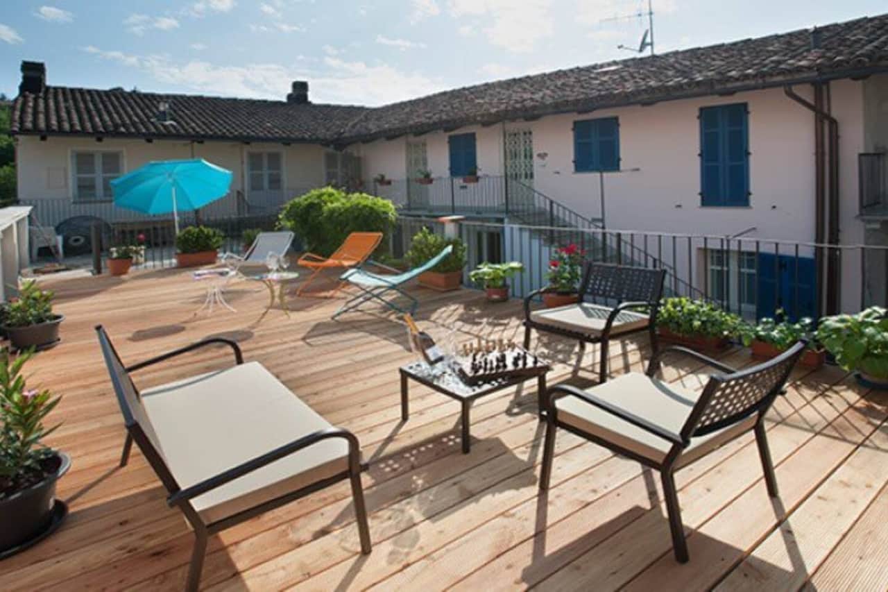 La meravigliosa terrazza per i vostri momenti di relax, ideale per degustare un bicchiere di vino