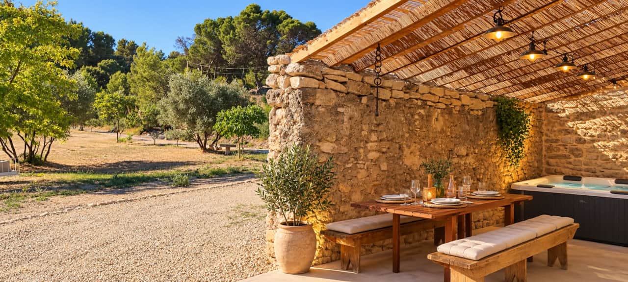 Terrasse Gîte Gaston