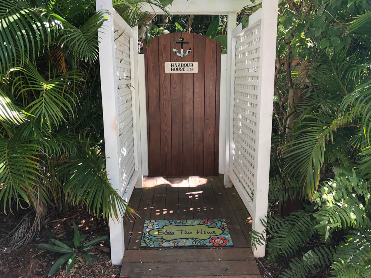 Private gate entrance