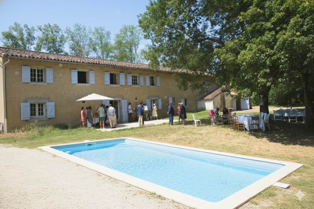APERÇU - Notre future piscine, disponible à partir de Mai 2026. Dimensions : 4x3m avec plage immergée. APERÇU - Notre future piscine, disponible à partir de Mai 2026. Dimensions : 4x3m avec plage immergée.