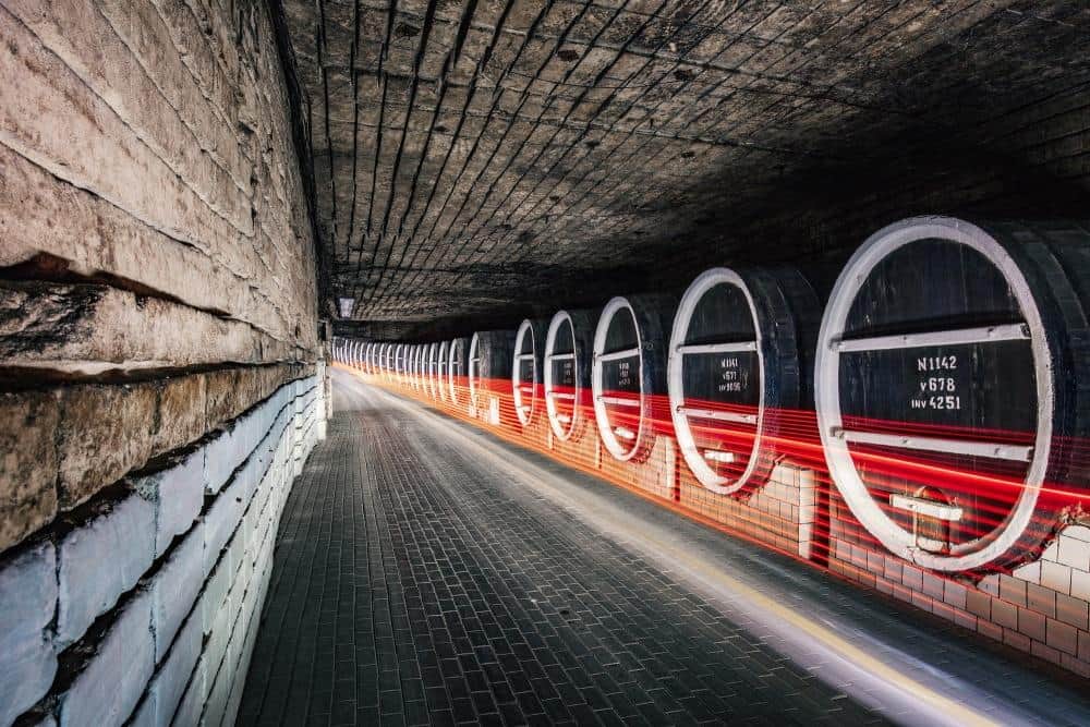 Mileștii Mici underground wine galleries