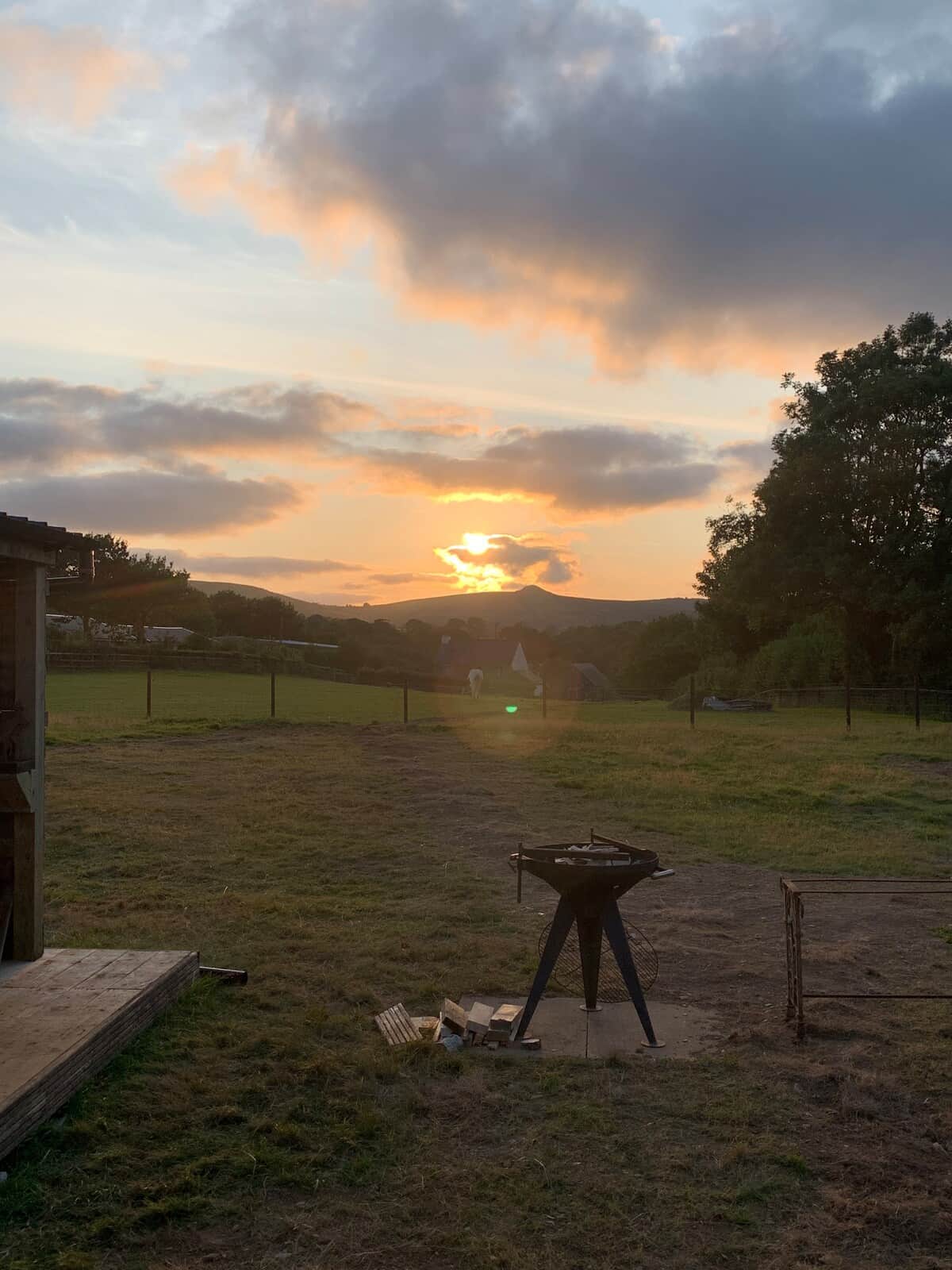 Sunset over Sharp Tor