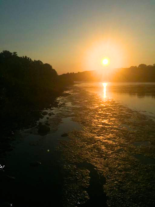 Sunset on the Benneykill/Delaware river 