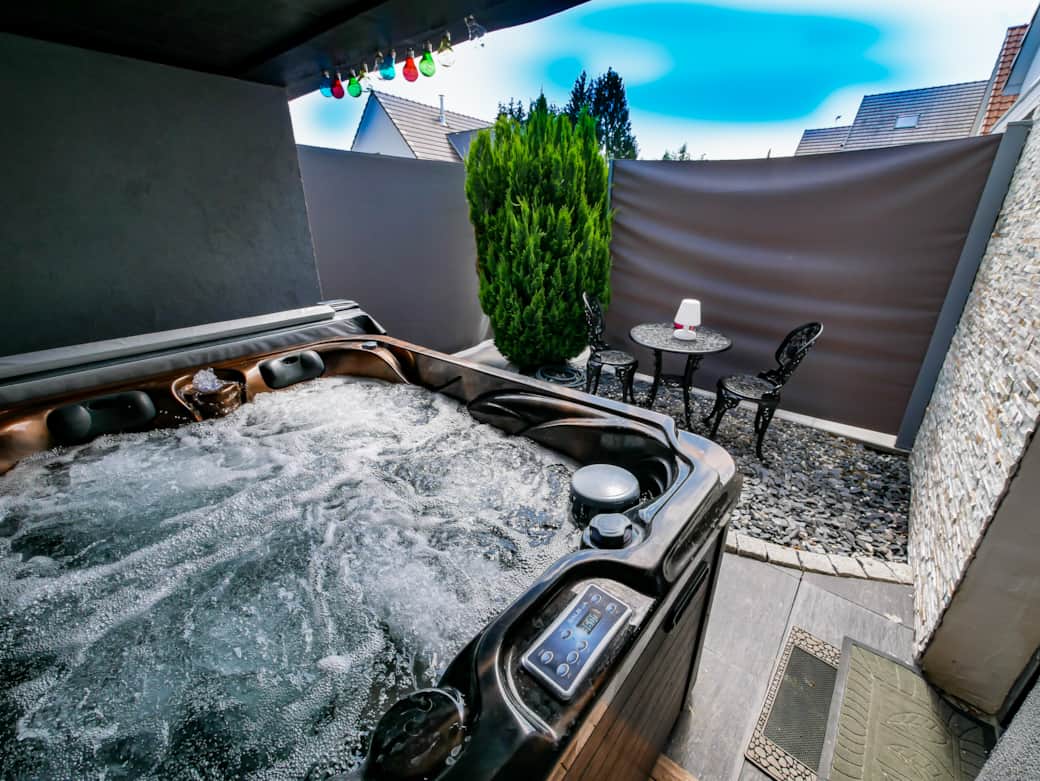Spa on private terrace Spa on private terrace