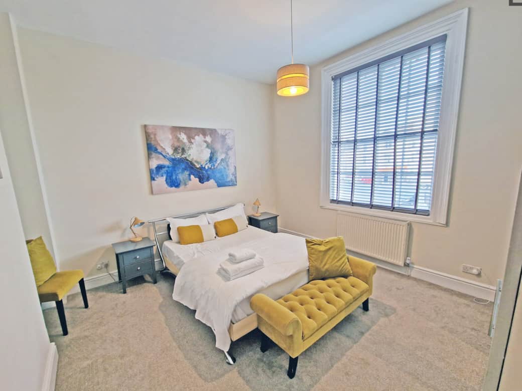Spacious master bedroom