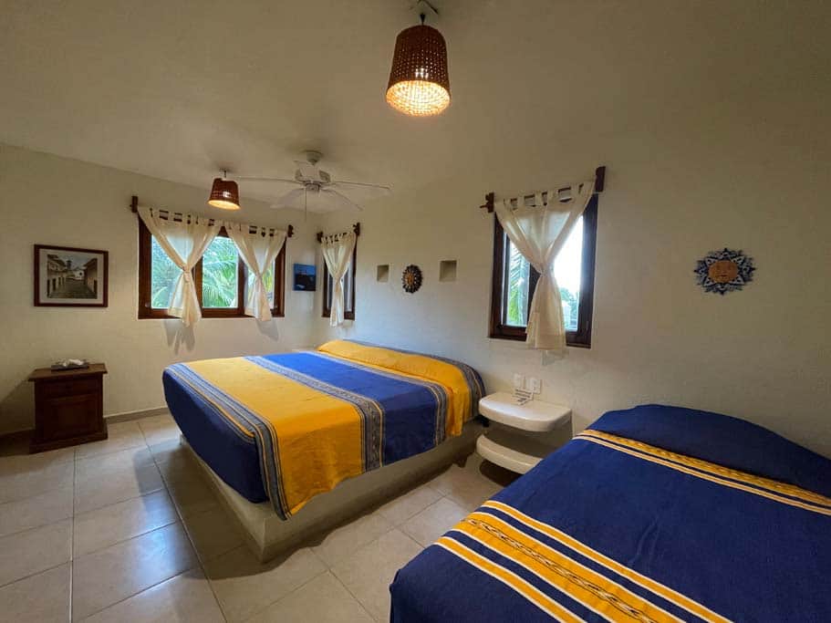 Room ocean view king bed single bed