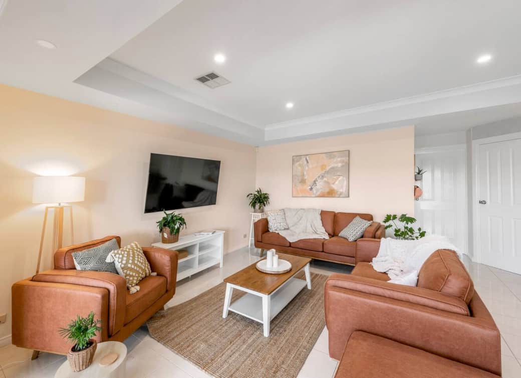 One of the many living areas to enjoy throughout the property