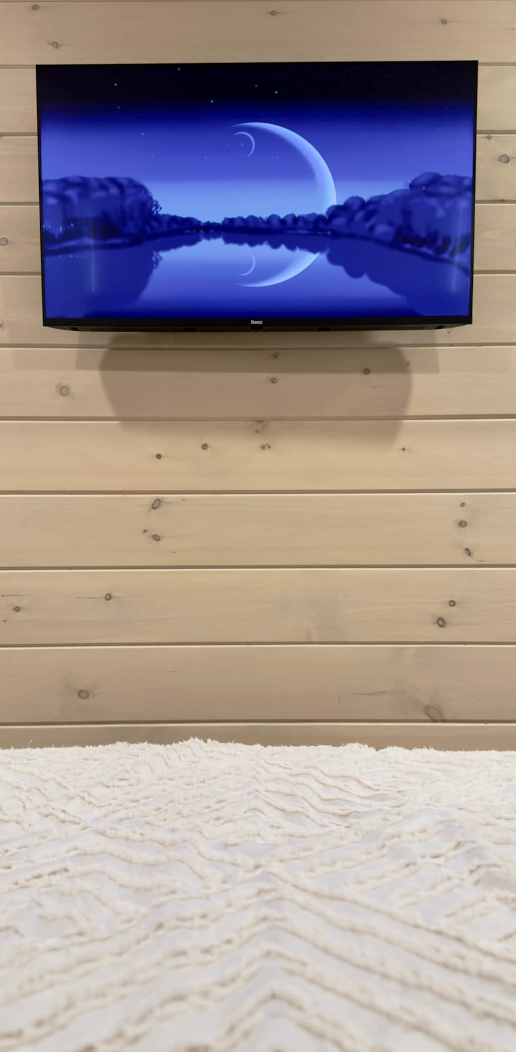 Master suite with TV
