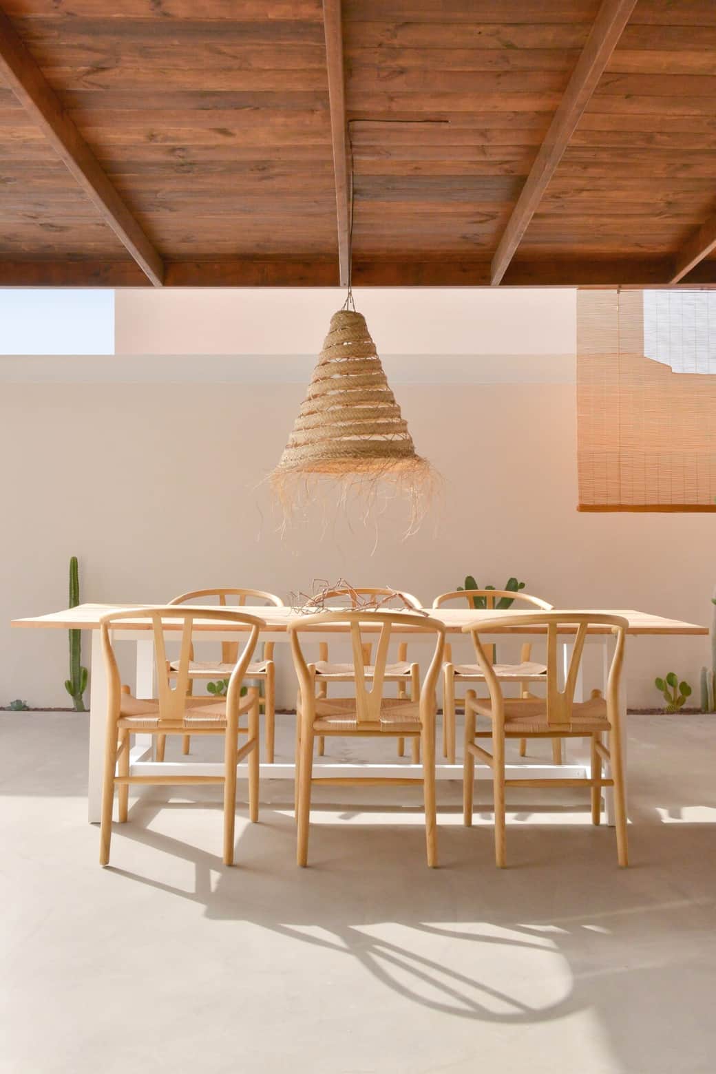 Outdoor dining area with barbecue. Outdoor dining area with barbecue.