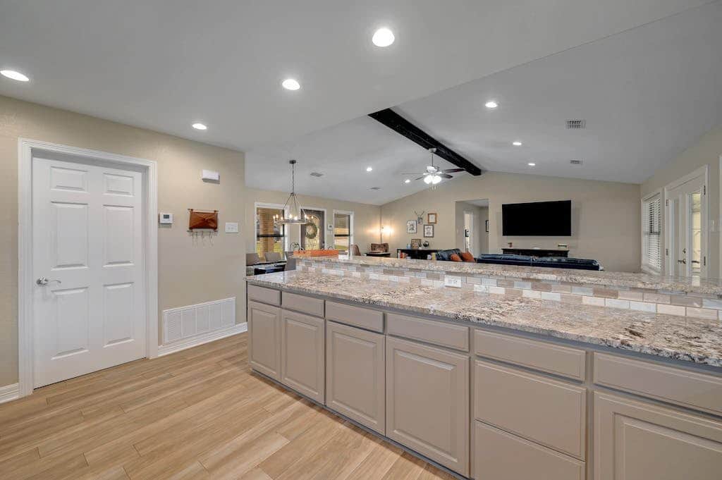 Fully stocked kitchen