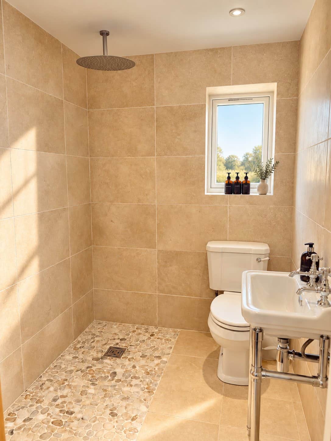 Second king en-suite shower room at The Cotswold Barn
