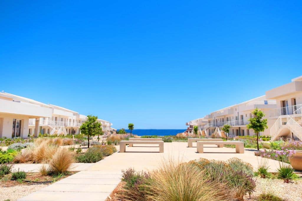 Landscaped communal gardens