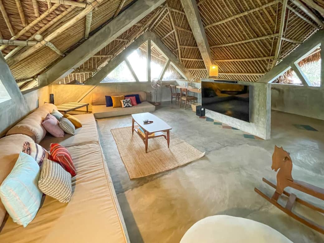 The Batalay Loft is a shared TV and game room