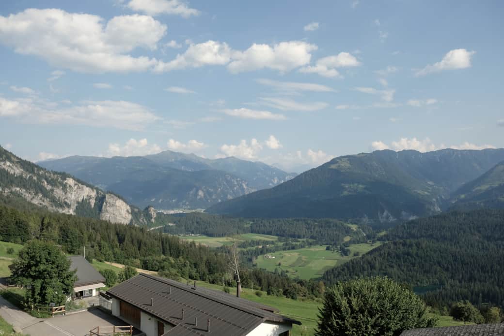 Aussicht vom Balkon