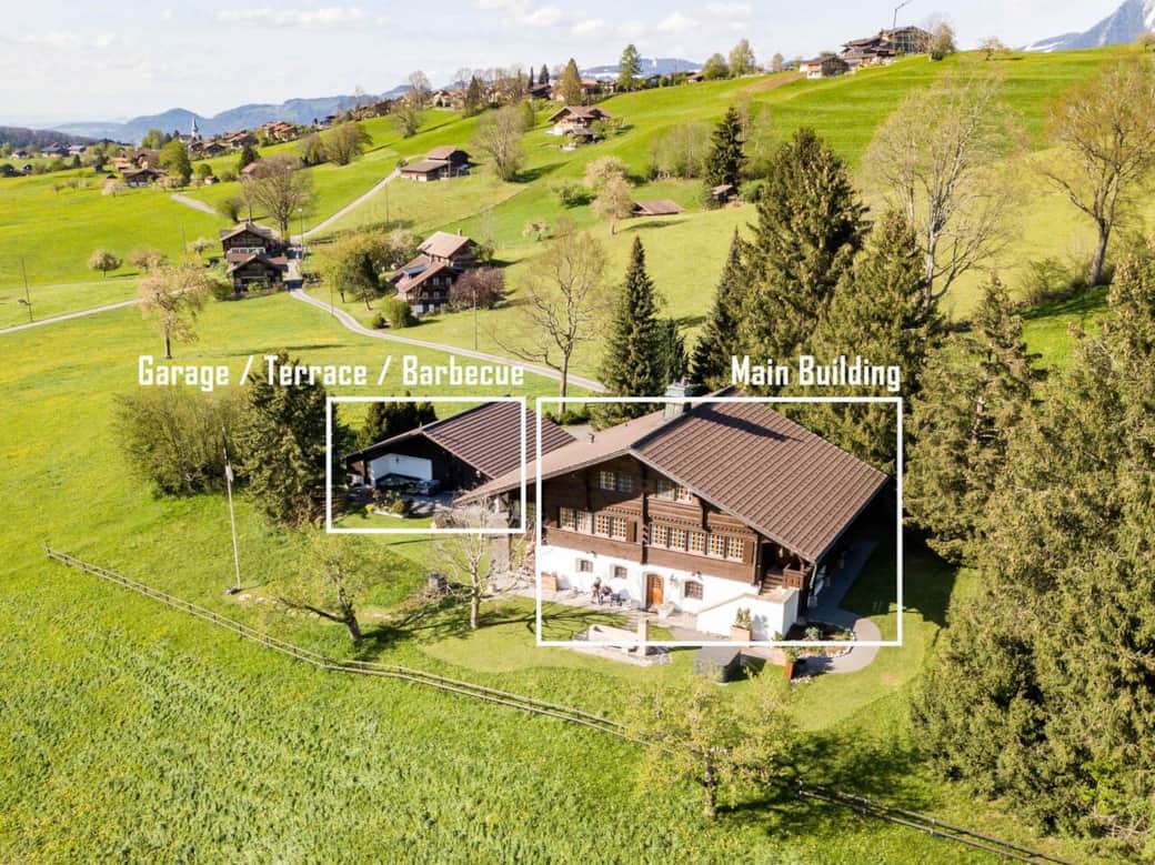 Our large and secluded fully private estate, situated amidst picturesque farmland and surrounded by natural beauty, offers unparalleled privacy and tranquility. Enjoy breathtaking mountain views from the comfort of your private accommodations.