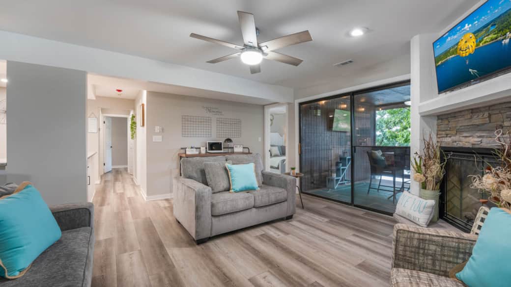 Open the patio doors and let the entire condo breathe.