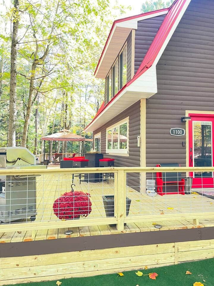 Enjoy cooking outdoors with a high-quality gas grill, perfect for barbecues and alfresco dining.