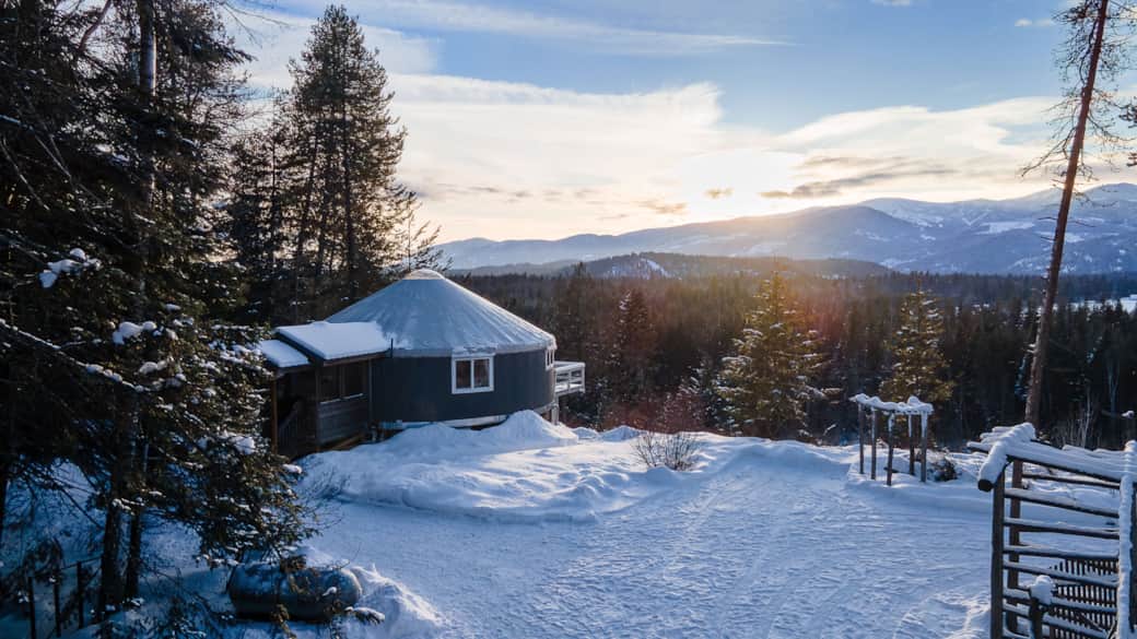 Yurt in Winter 