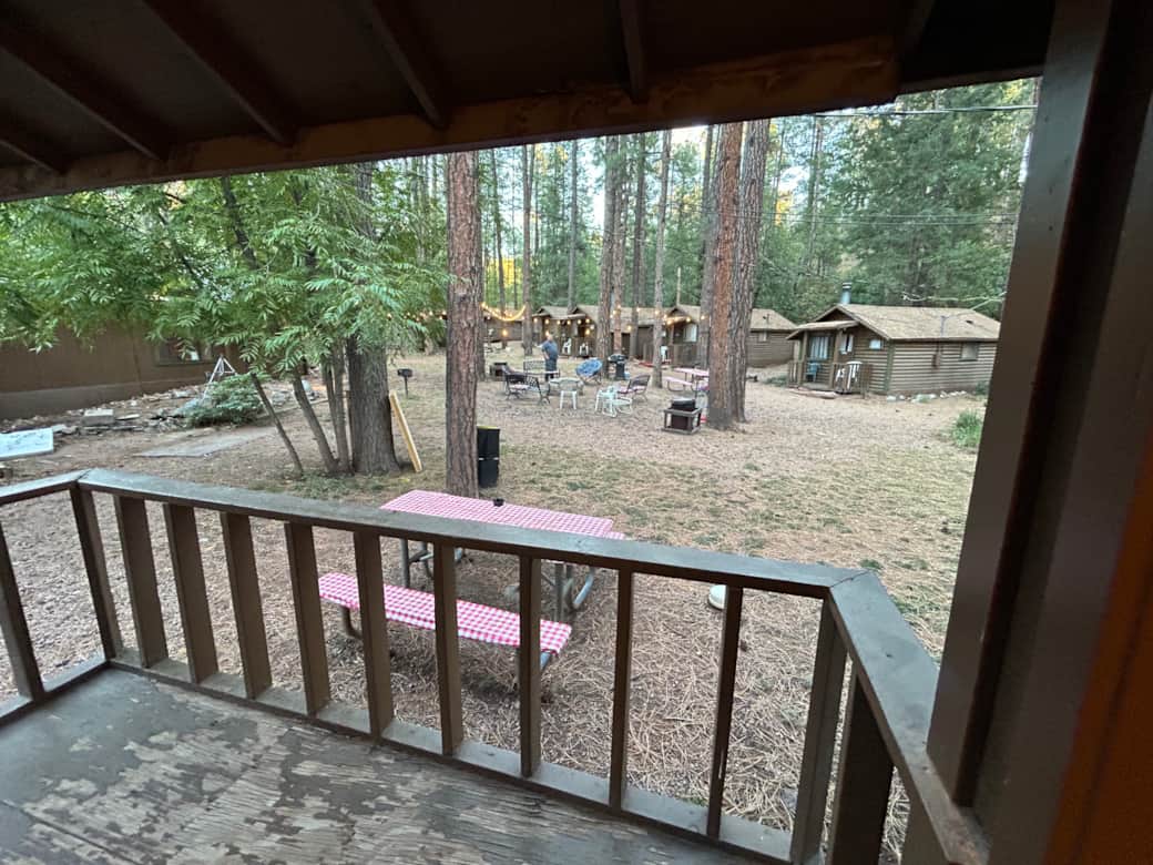 Cabin 10 Porch View