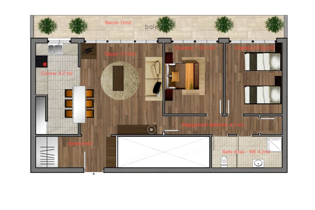 PLAN APPARTEMENT