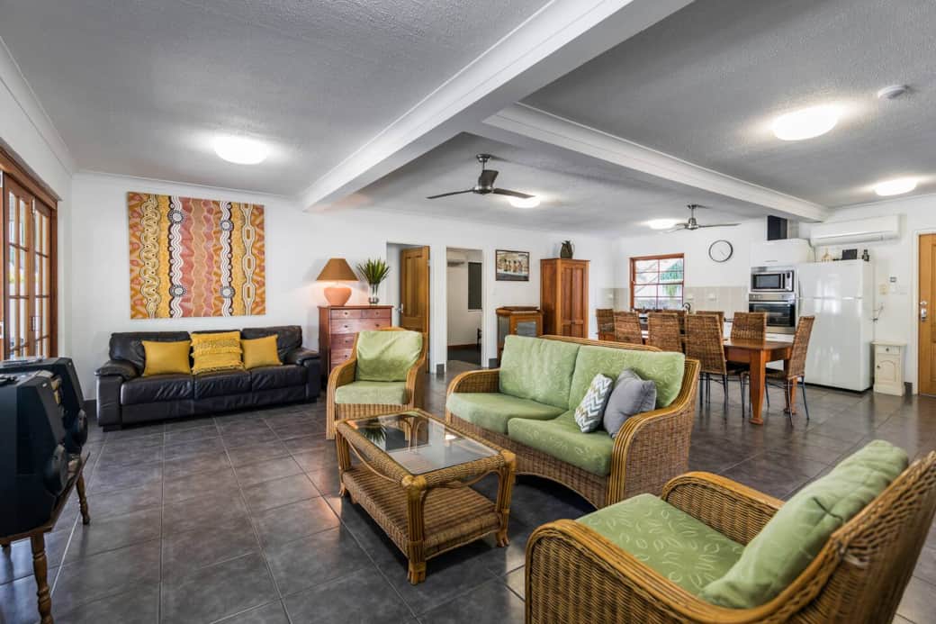 Downstairs living/dining - open plan