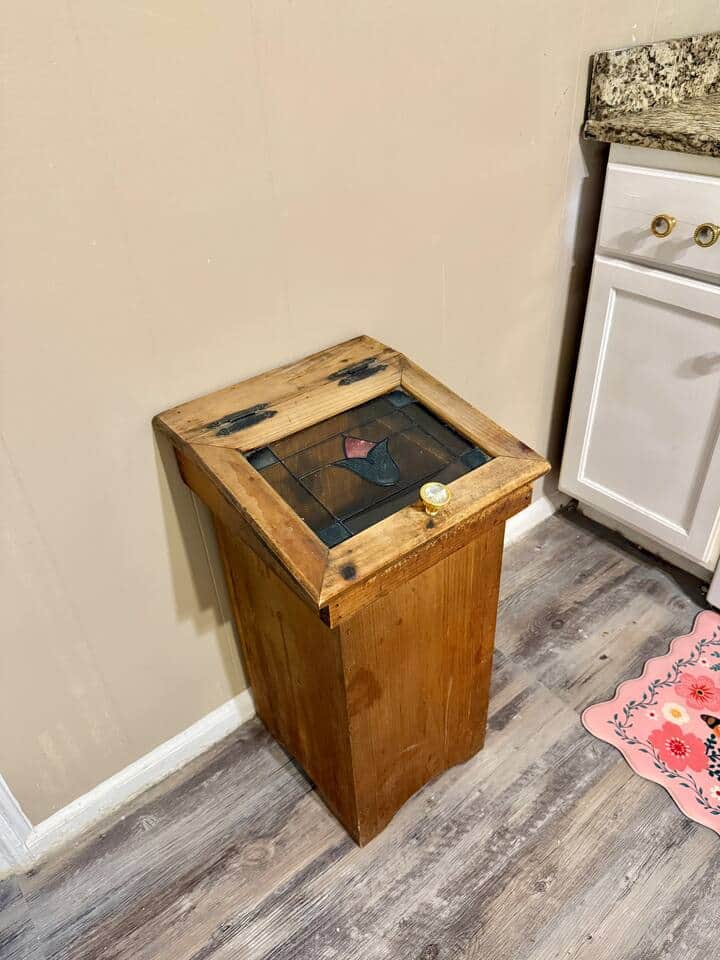 Vintage fairytale Trashcan