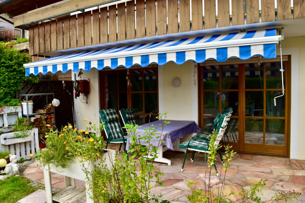 Terrasse und Garten