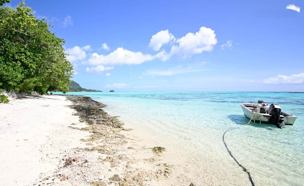 Plage privée VILLA SUR MOTU Haapiti Plage privée VILLA SUR MOTU Haapiti