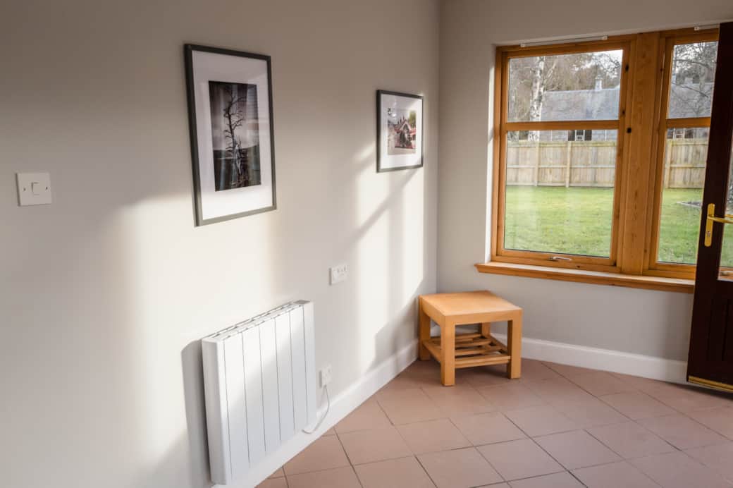 Large boot room entrance