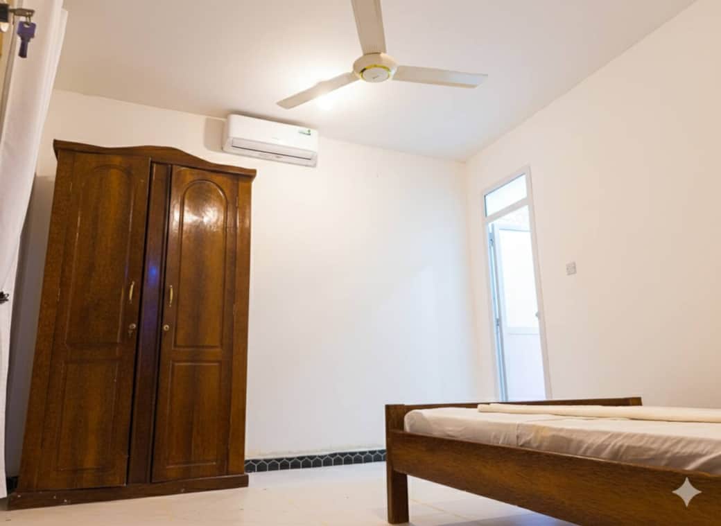 Air-conditioned bedroom for restful nights after beach mornings
