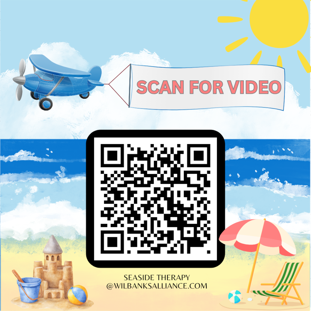 Seaside Therapy - QR code for Video Seaside Therapy - QR code for Video