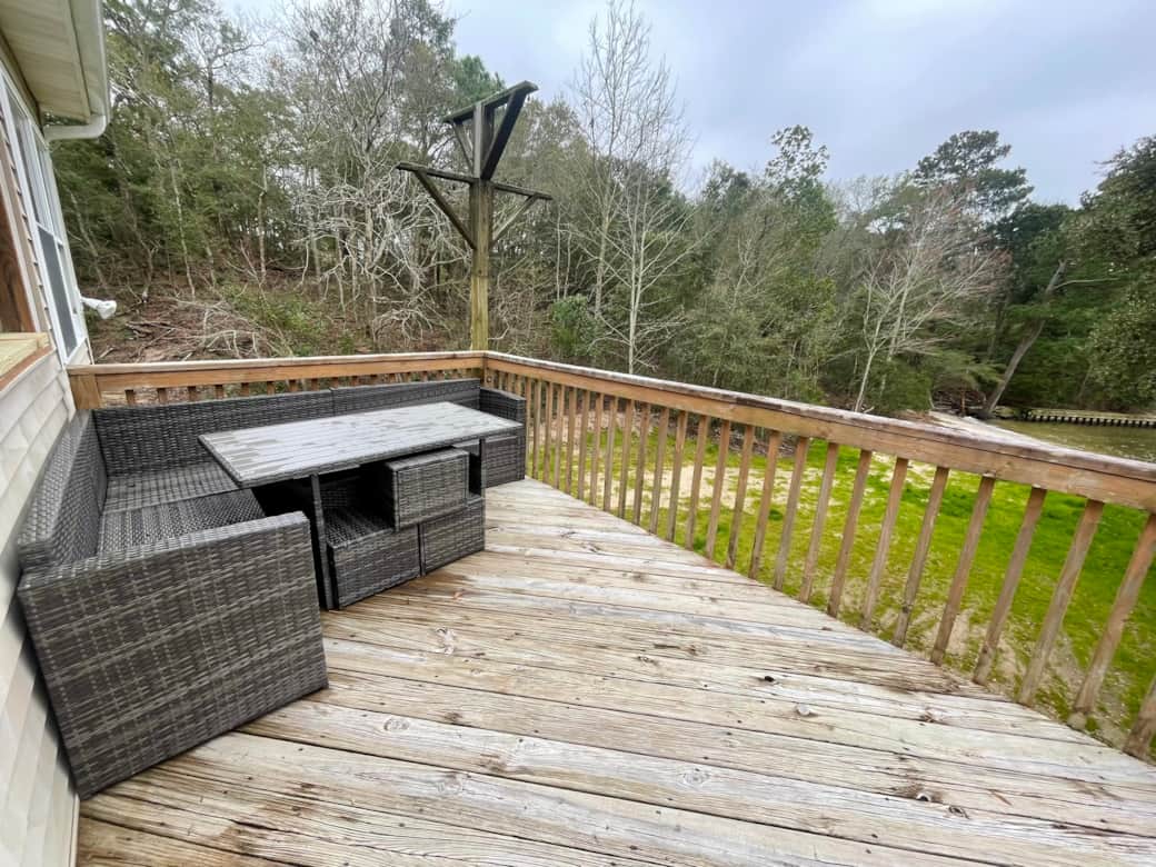 Deck with Couch and Table