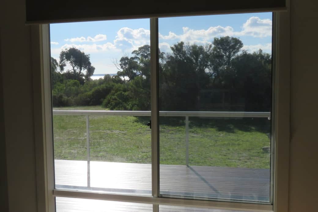 Seaview room: Bush and sea views.