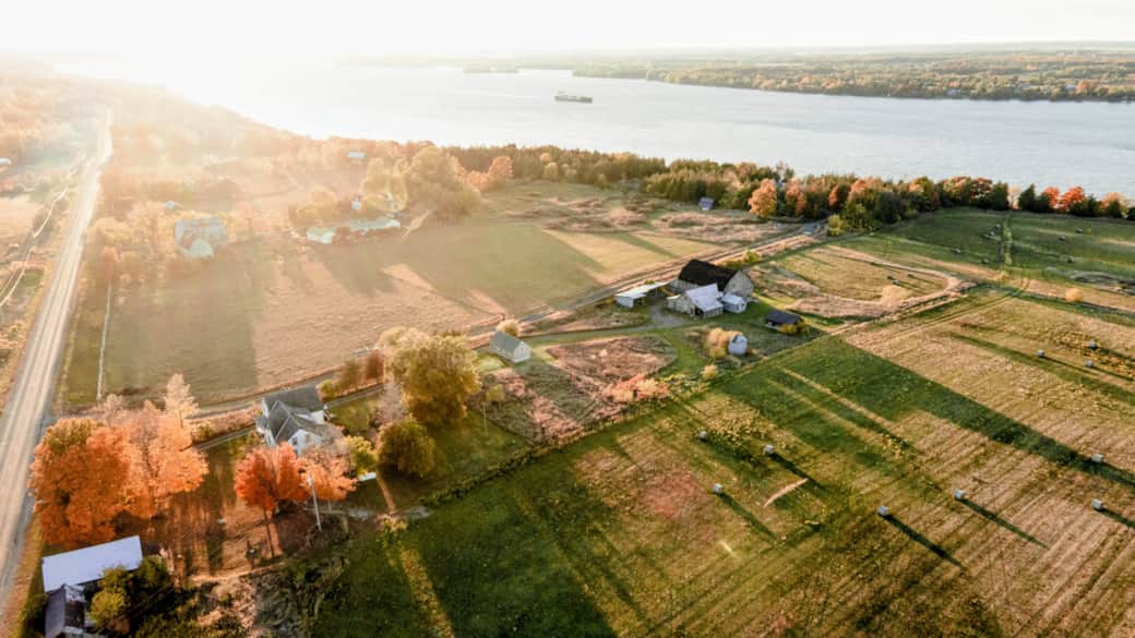 The Farmhouse Retreat - Prince Edward County - Overhead The Farmhouse Retreat - Prince Edward County - Overhead