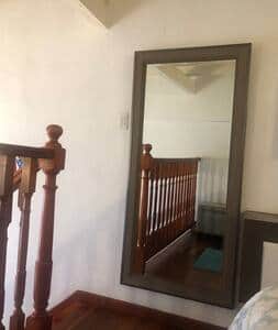 Big mirror to see yourself before going out!