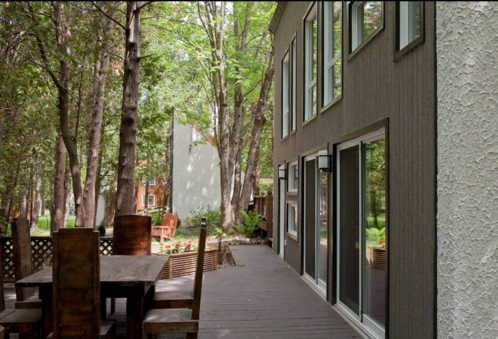 View from outside of the cottage 